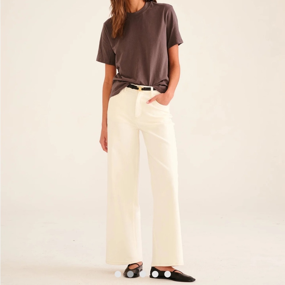 New with tags - NAADAM Soft Denim Wide Leg Pant Size 6 / size 28